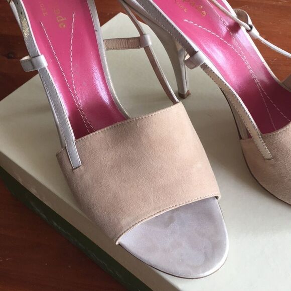Kate Spade Hava Camel/Suede Size 10 Heels - Picture 3 of 13